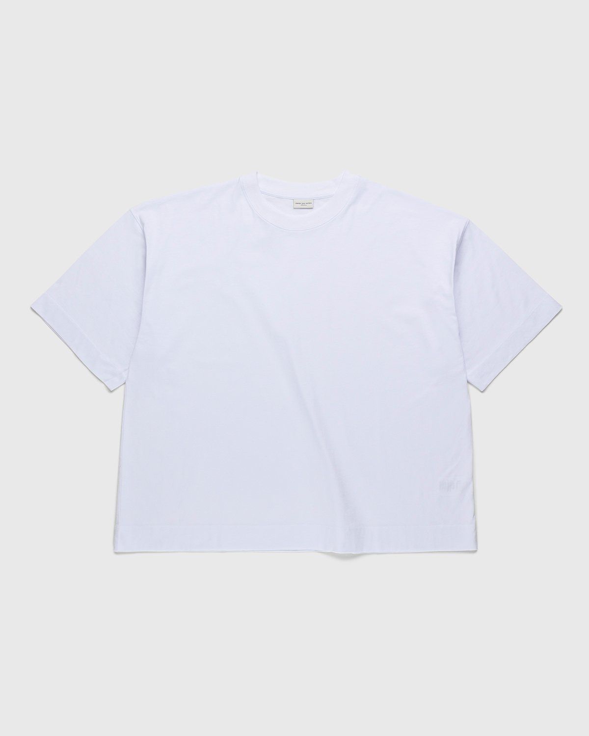 Dries van Noten – Hen Oversized T-Shirt White - Tops - White - Image 2