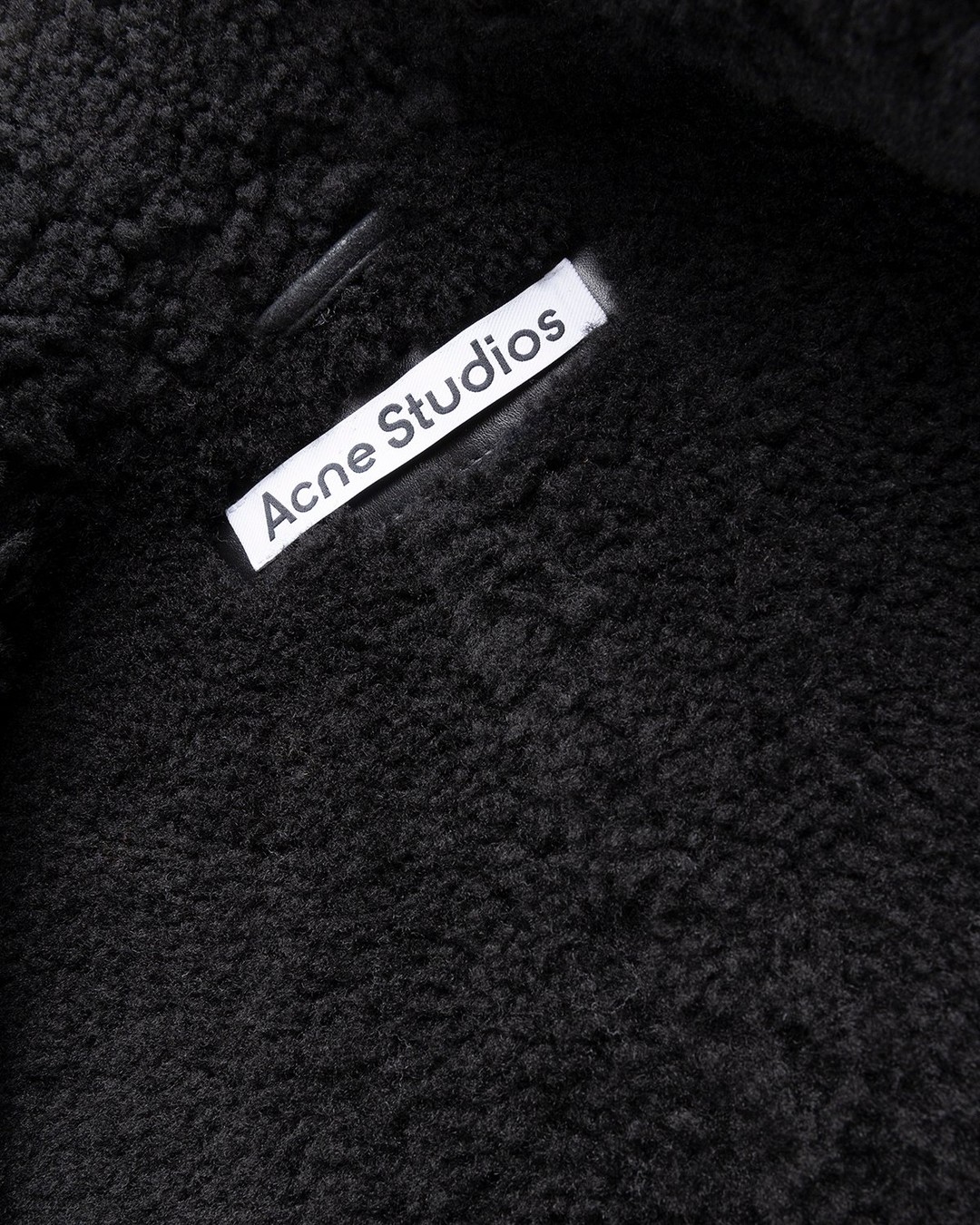 Acne Studios – Shearling Aviator Jacket Black - Outerwear - Black - Image 7