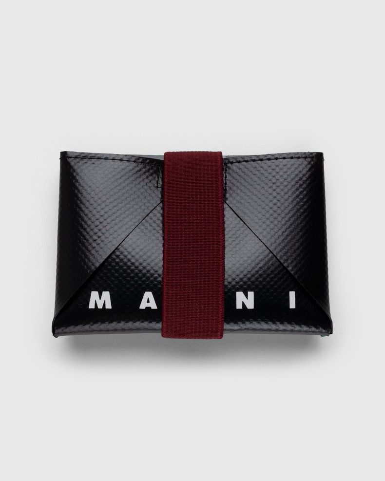 Marni – Origami Card Holder Black/Green
