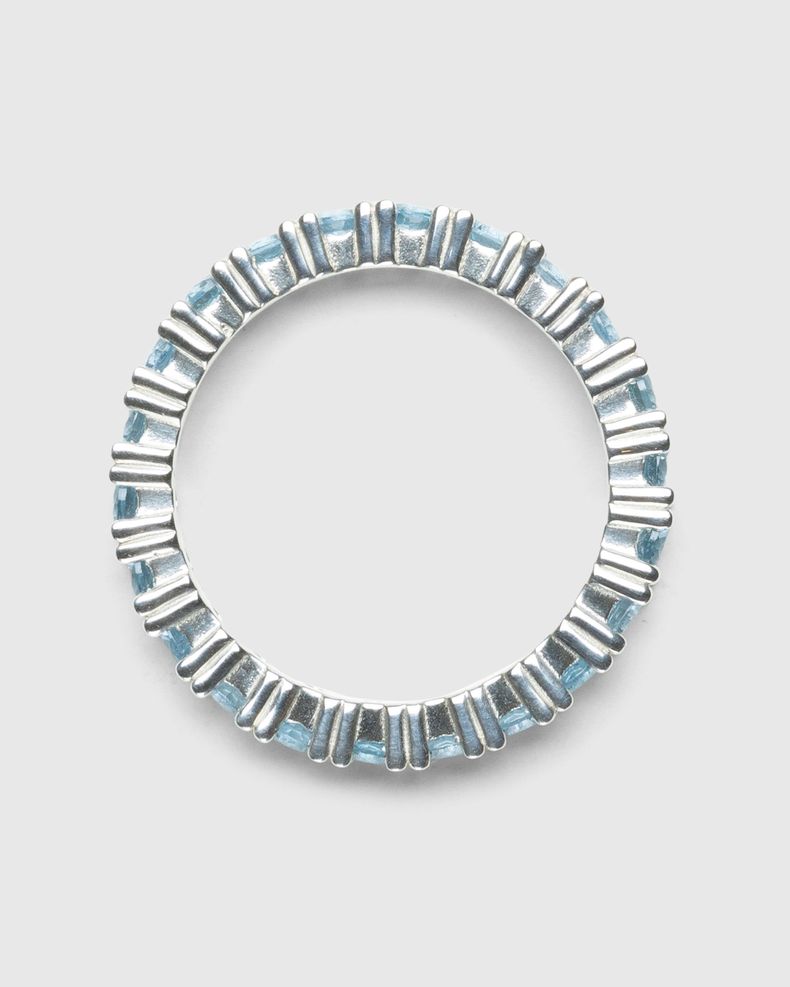 Eternity Ring Silver/Aqua