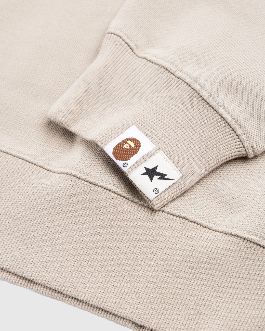 BAPE x Highsnobiety – Heavy Washed Crewneck Beige - Sweats - Beige - Image 7