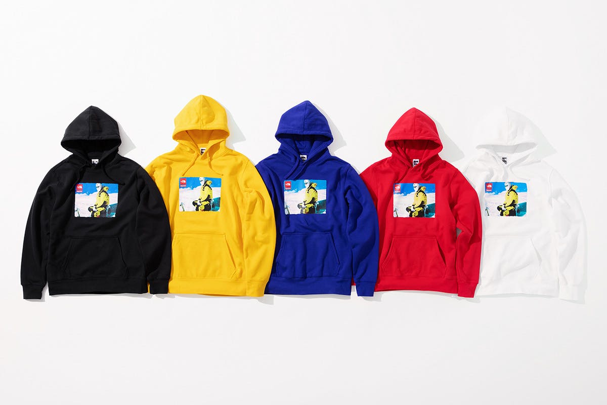 Supreme the north face photo hoodie top