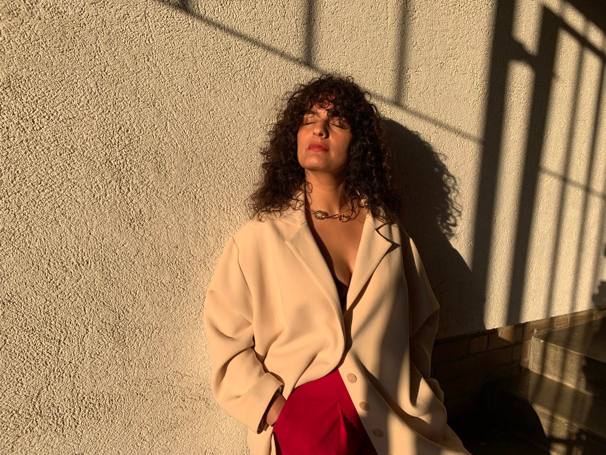 Lorena Maza poses for a photograph