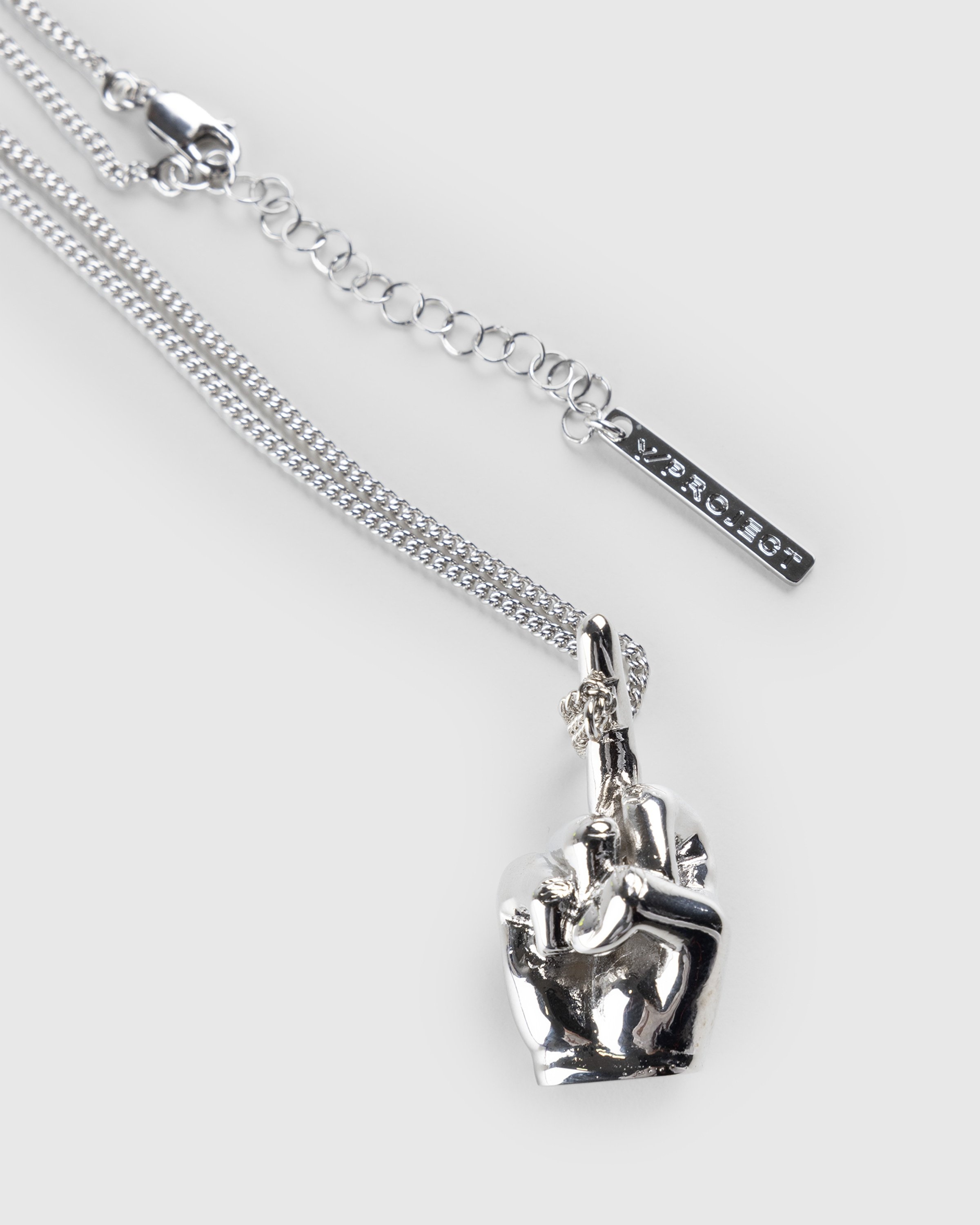 Y/Project – Fuck U Pendant Necklace Silver - Jewelry - Silver - Image 3