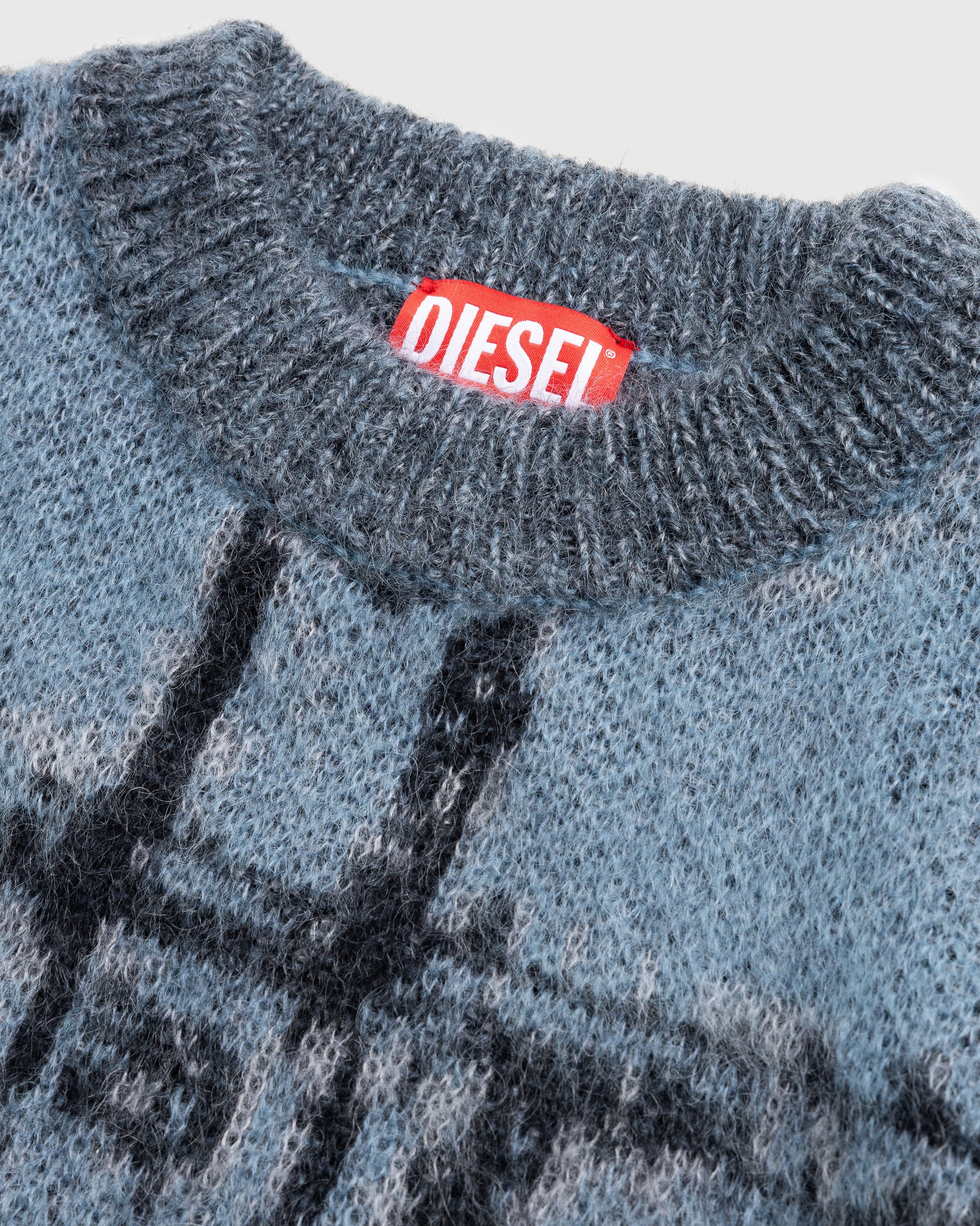 Diesel – K-Patmos Knit Sweater Blue - Knitwear - Blue - Image 5