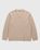 Acne Studios – Cashmere Blend V-Neck Sweater Biscuit Beige - Knitwear - Beige - Image 1