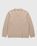 Acne Studios – Cashmere Blend V-Neck Sweater Biscuit Beige - Knitwear - Beige - Image 1