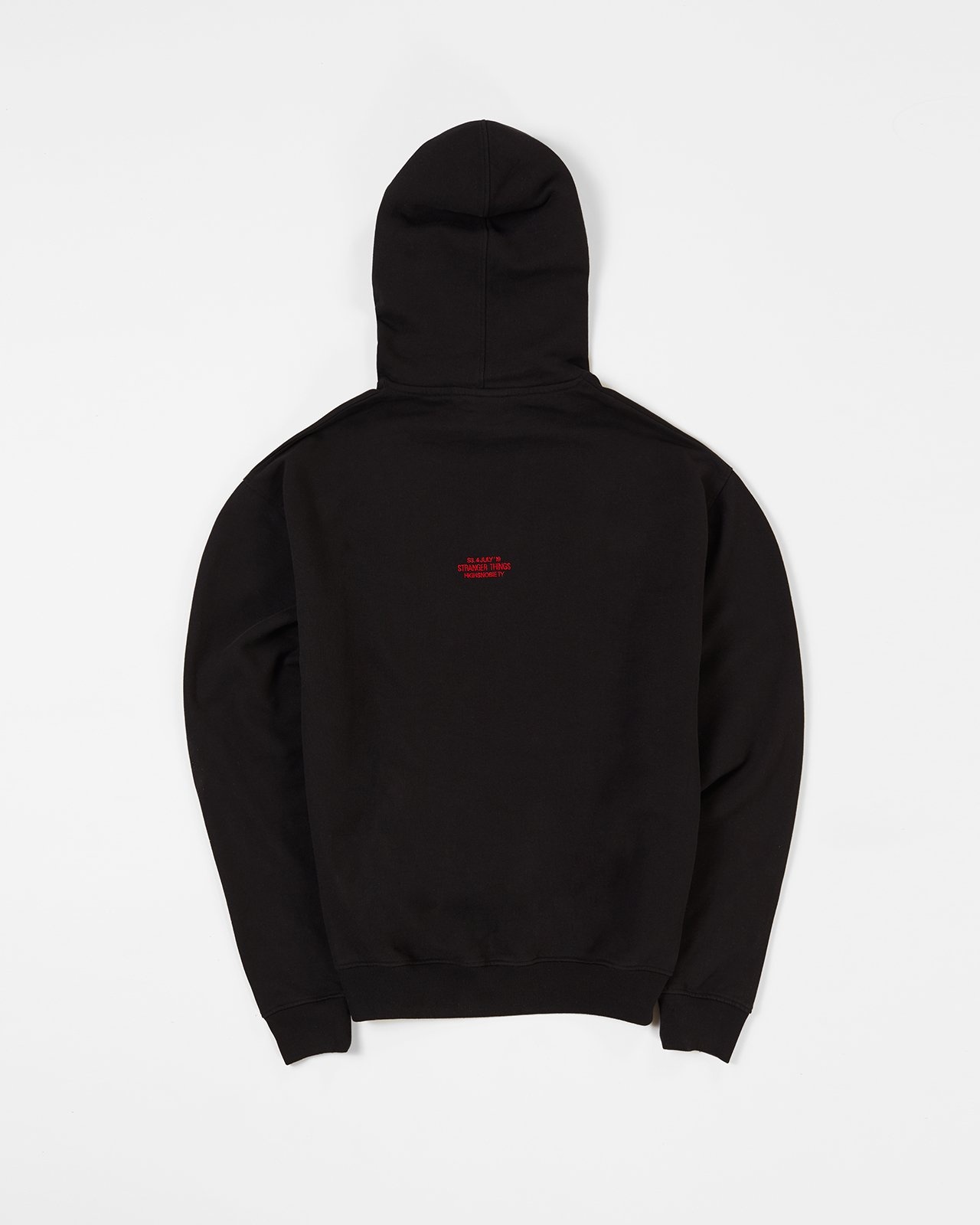 Stranger things black hoodie top