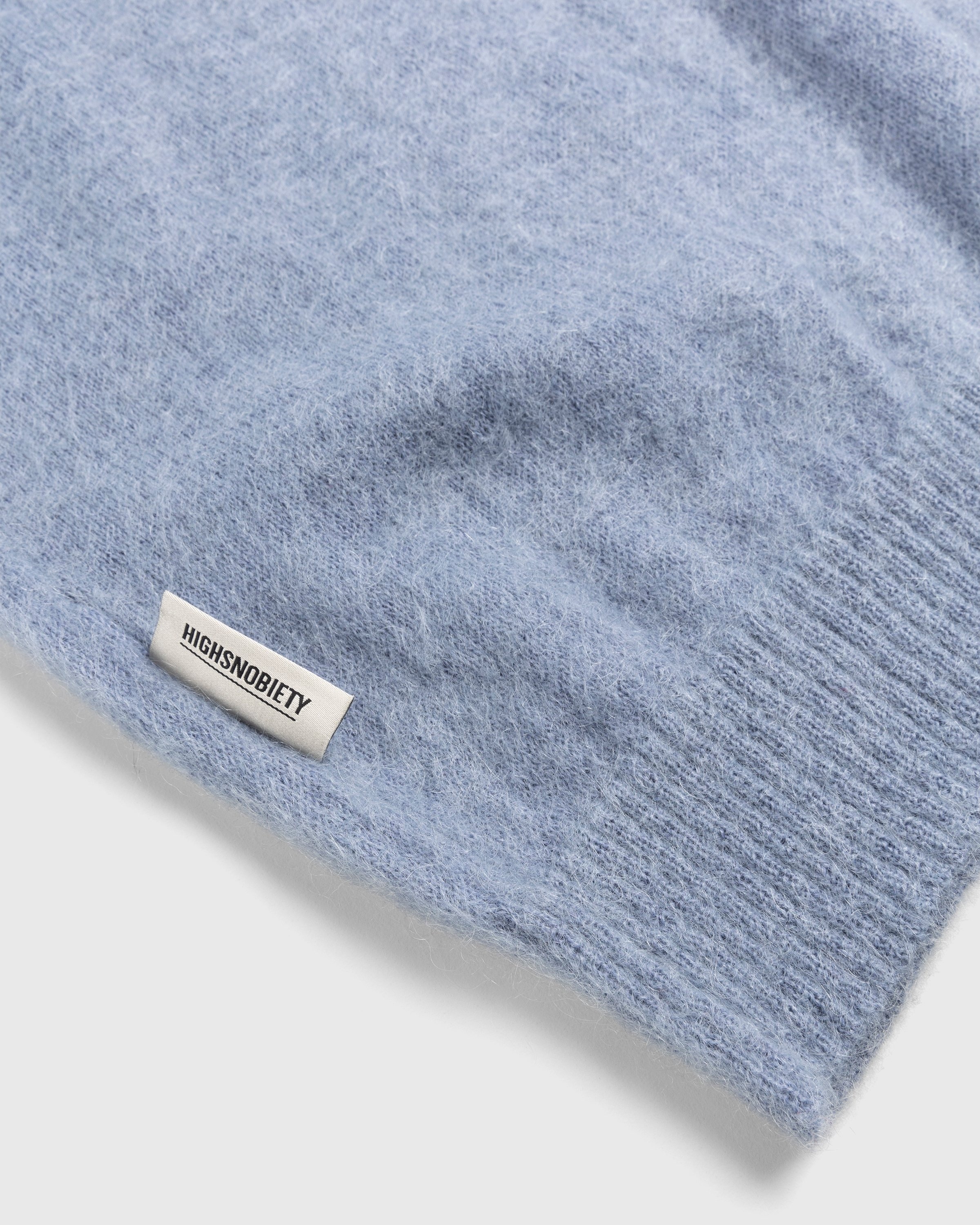 Highsnobiety – Alpaca Sweater Baby Blue - Crewnecks - Blue - Image 6