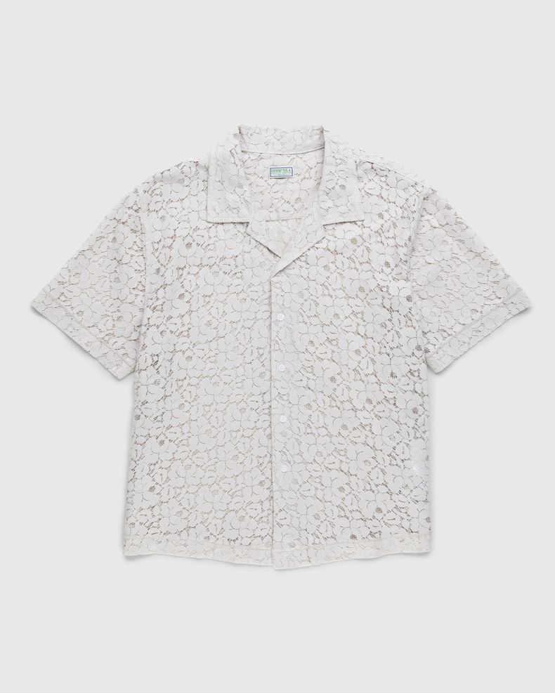 Guess USA – Lace Camp Shirt Off White
