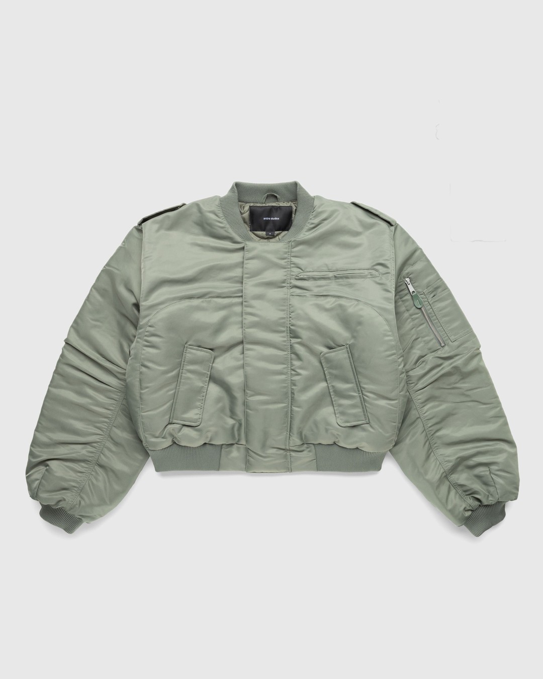 Entire Studios – A-2 Bomber Swamp - Outerwear - Grey - Image 1