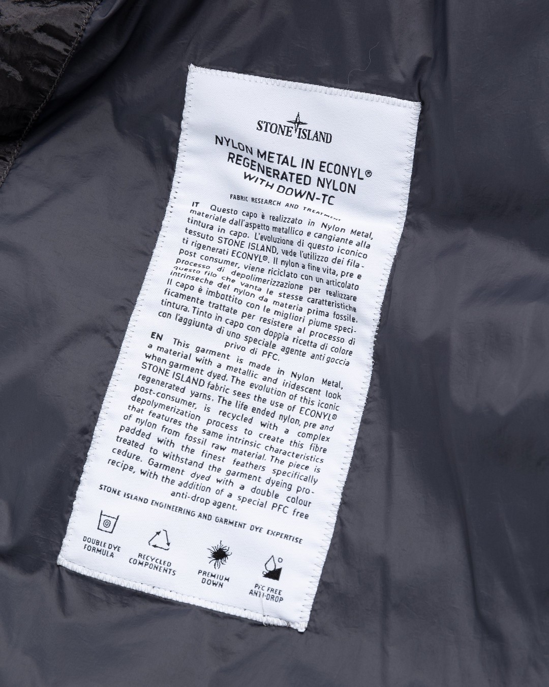 Stone Island – Nylon Metal Down Jacket Anrtacite - Outerwear - Black - Image 6