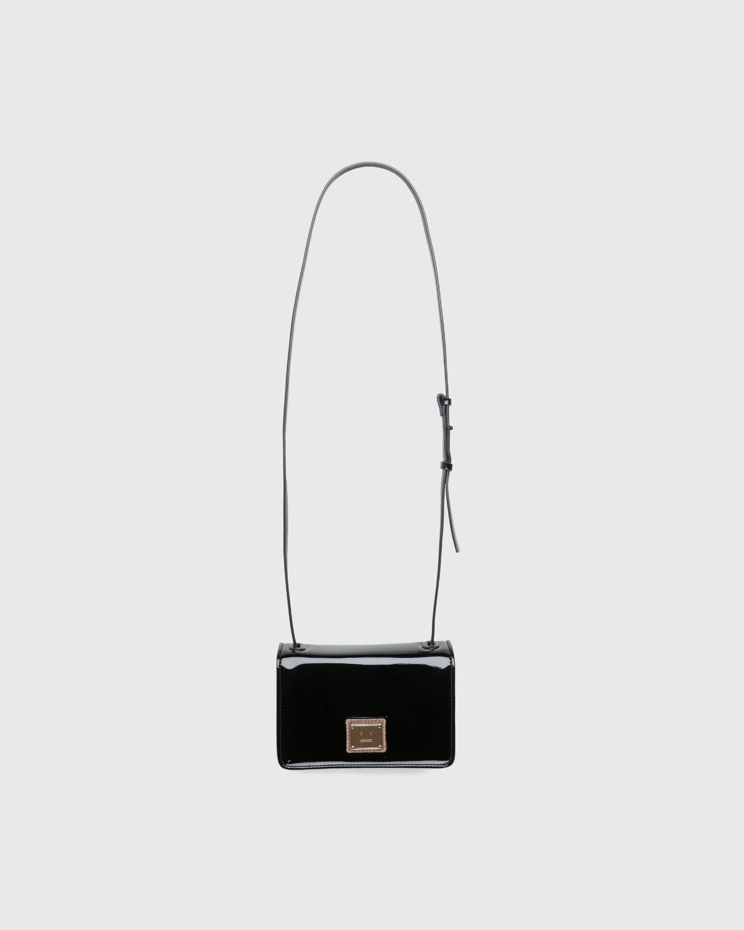 Acne Studios – Mini Crossbody Face Bag Black - Bags - Black - Image 1
