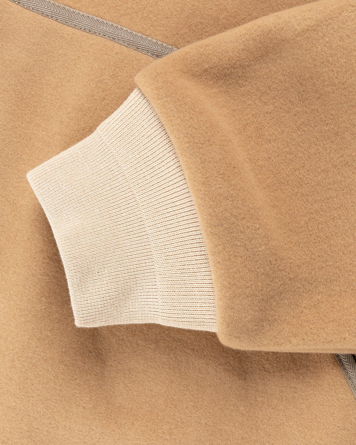 Acne Studios – Polar Fleece Jacket Camel Brown - Fleece Jackets - Brown - Image 5