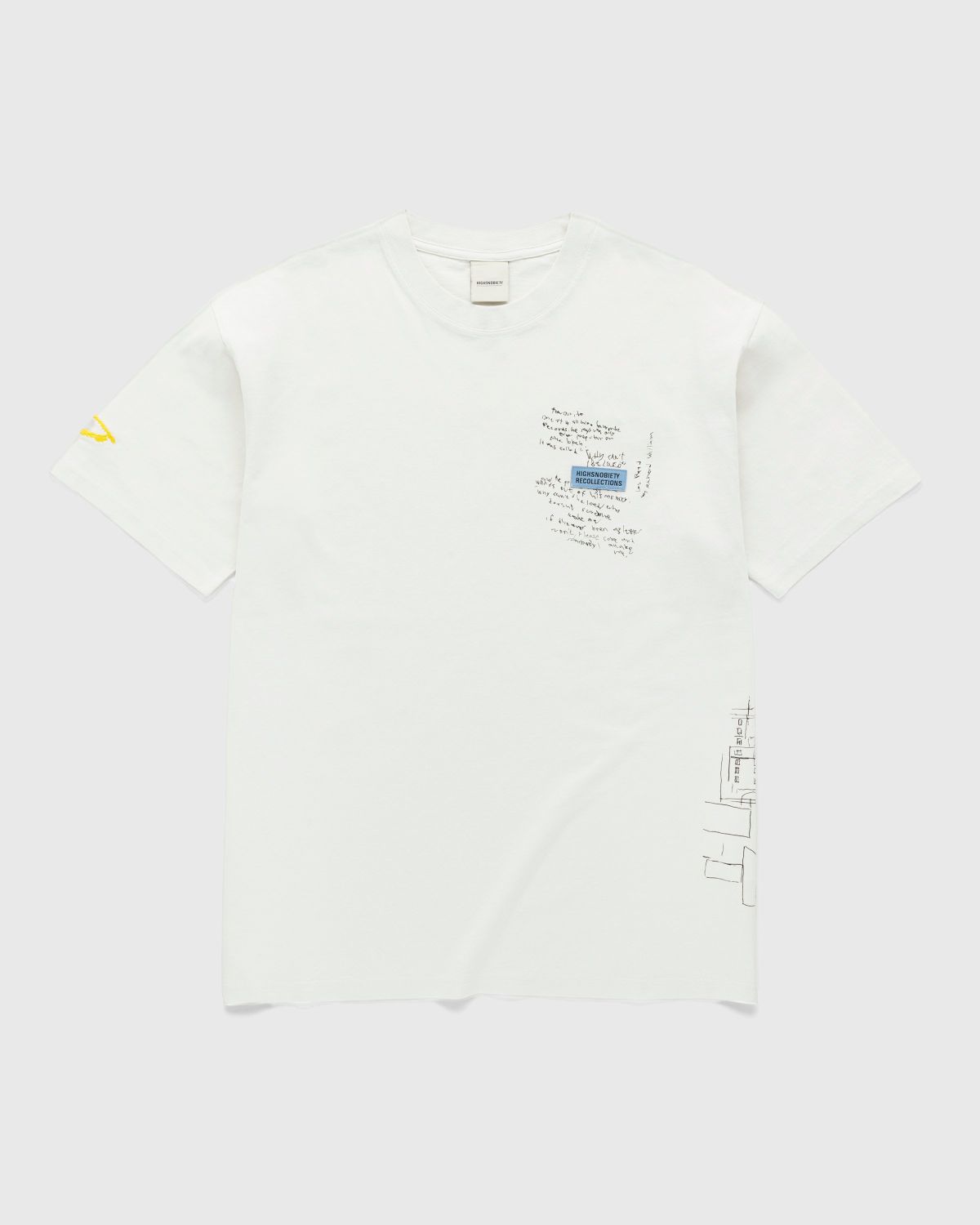 Highsnobiety – New York Line Short Sleeve Jersey Light Grey - T-shirts - Grey - Image 1