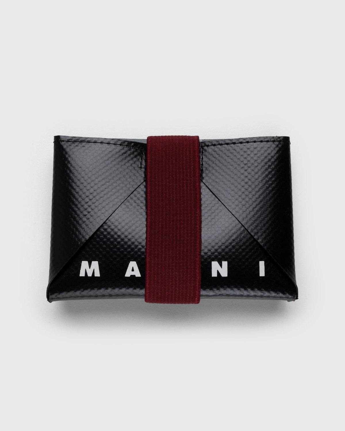 Marni – Origami Card Holder Black/Green - Wallets - Black - Image 1