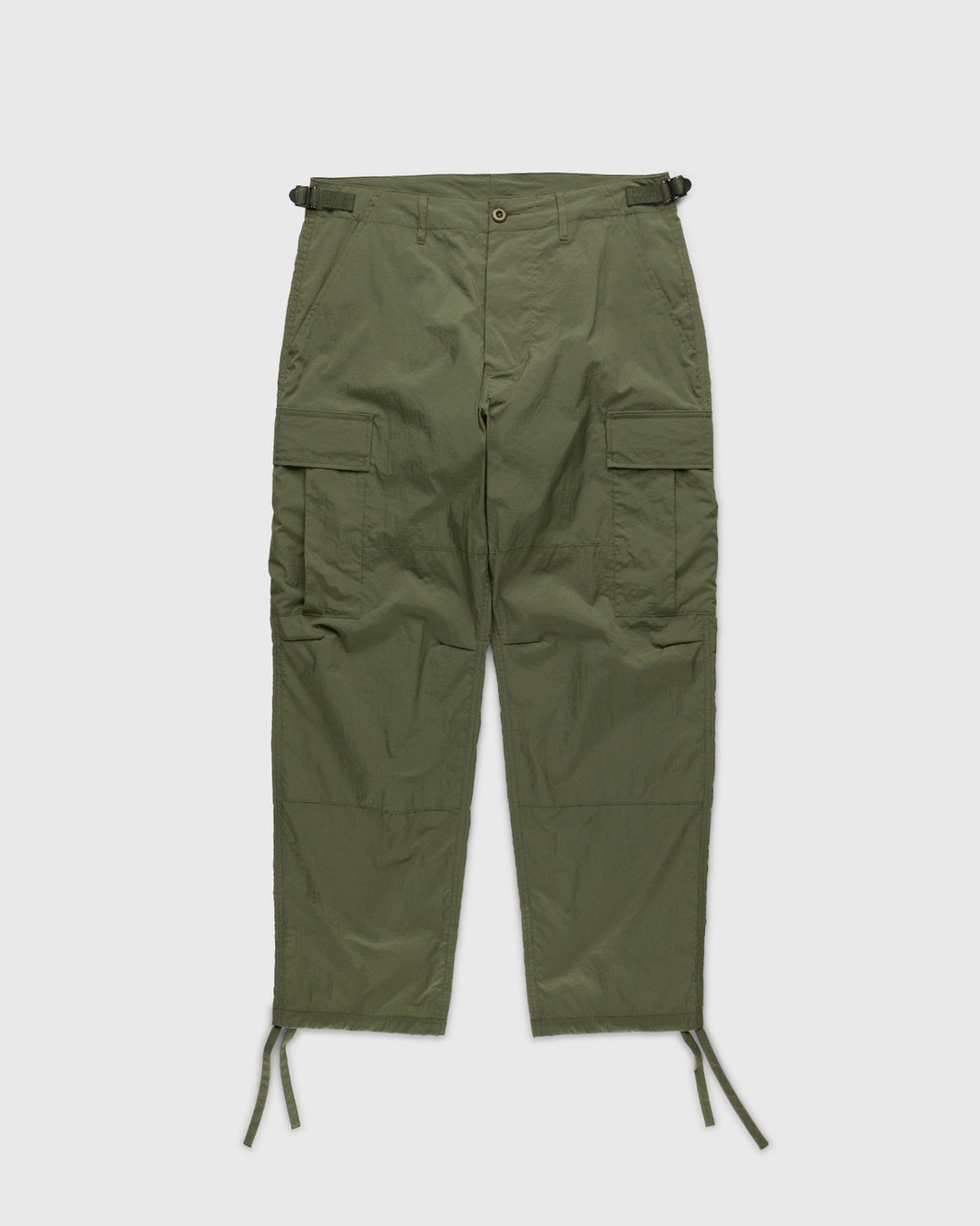 Highsnobiety – Water-Resistant Ripstop Cargo Pants Khaki - Pants - Green - Image 1