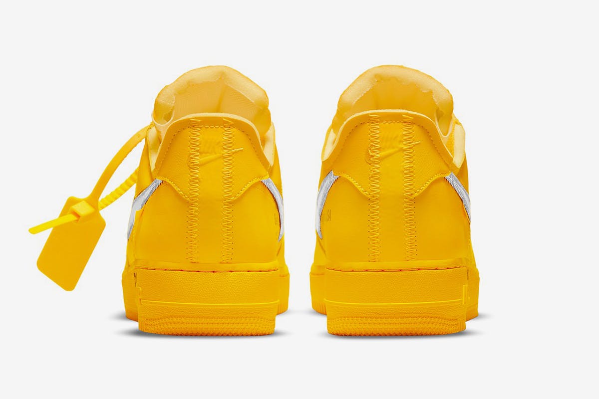 Bære lavendel Vurdering Off-White™ x Nike Air Force 1 "Lemonade": Images & Release Info