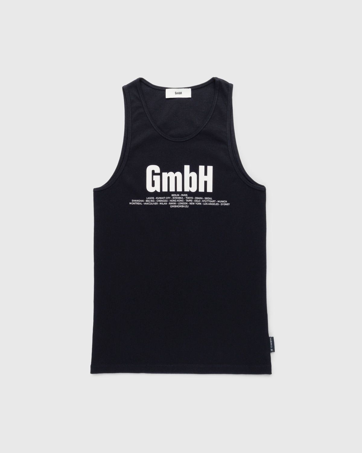 GmbH – Ali Tank Top Black - Men Tops - Black - Image 1