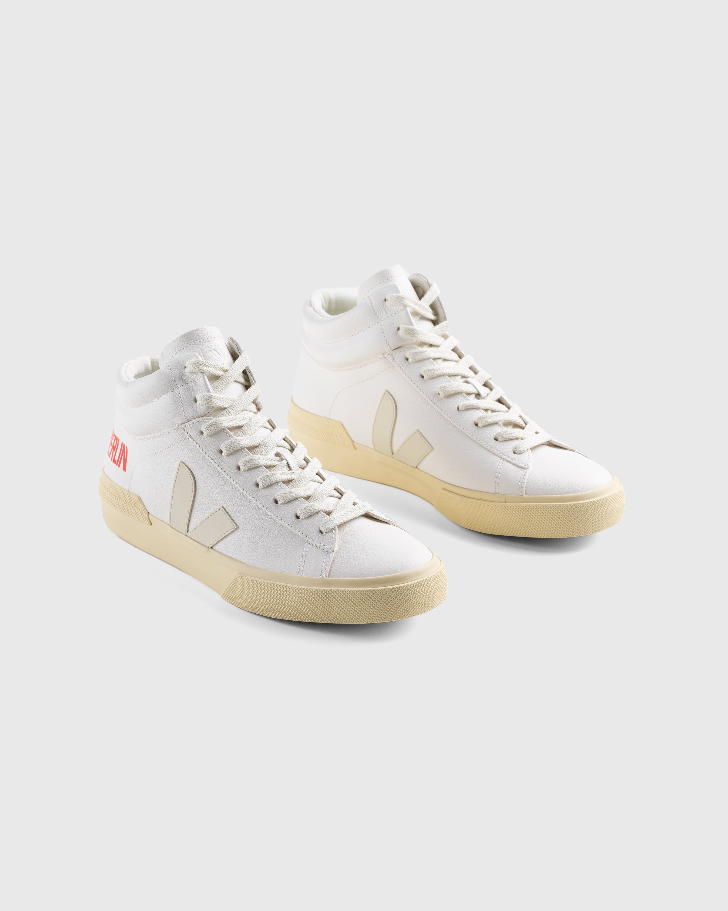 VEJA x Berlin – Men's Calf Leather Minotaur Beige - Sneakers - Beige - Image 3