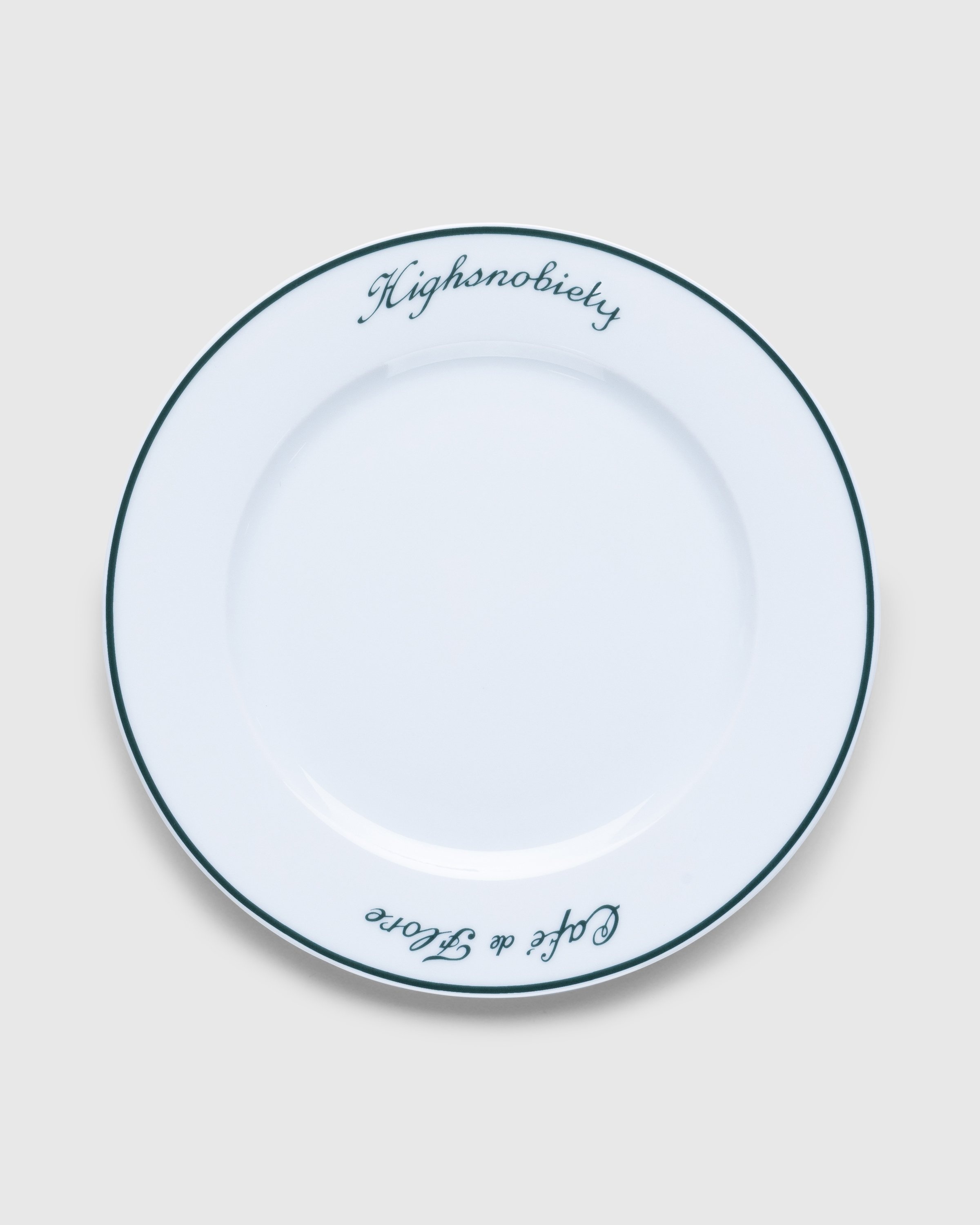 Café de Flore x Highsnobiety – Plate - Ceramics - White - Image 1