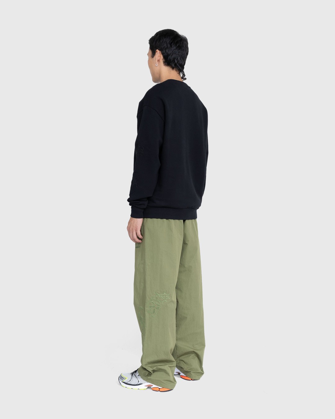 NTS x Highsnobiety – Nuts To Soup Crewneck Black - Knitwear - Black - Image 4