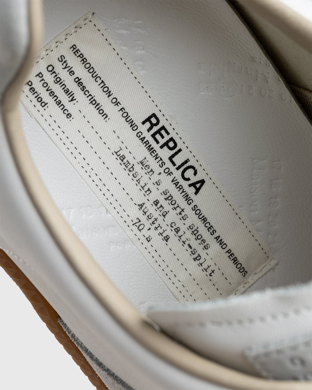 Maison Margiela – Replica Paint Drop Sneakers White - Sneakers - White - Image 4