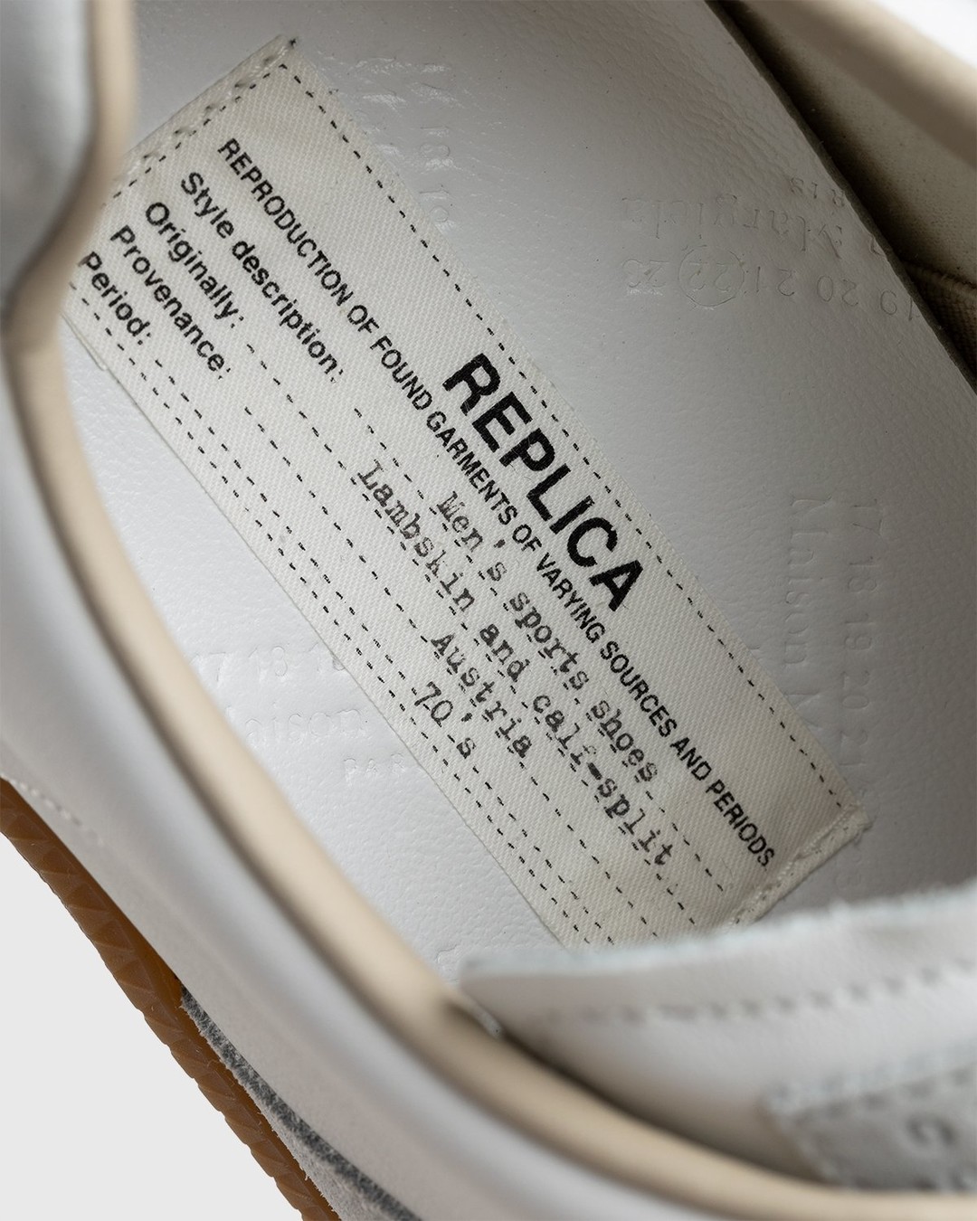Margiela replica top sneakers