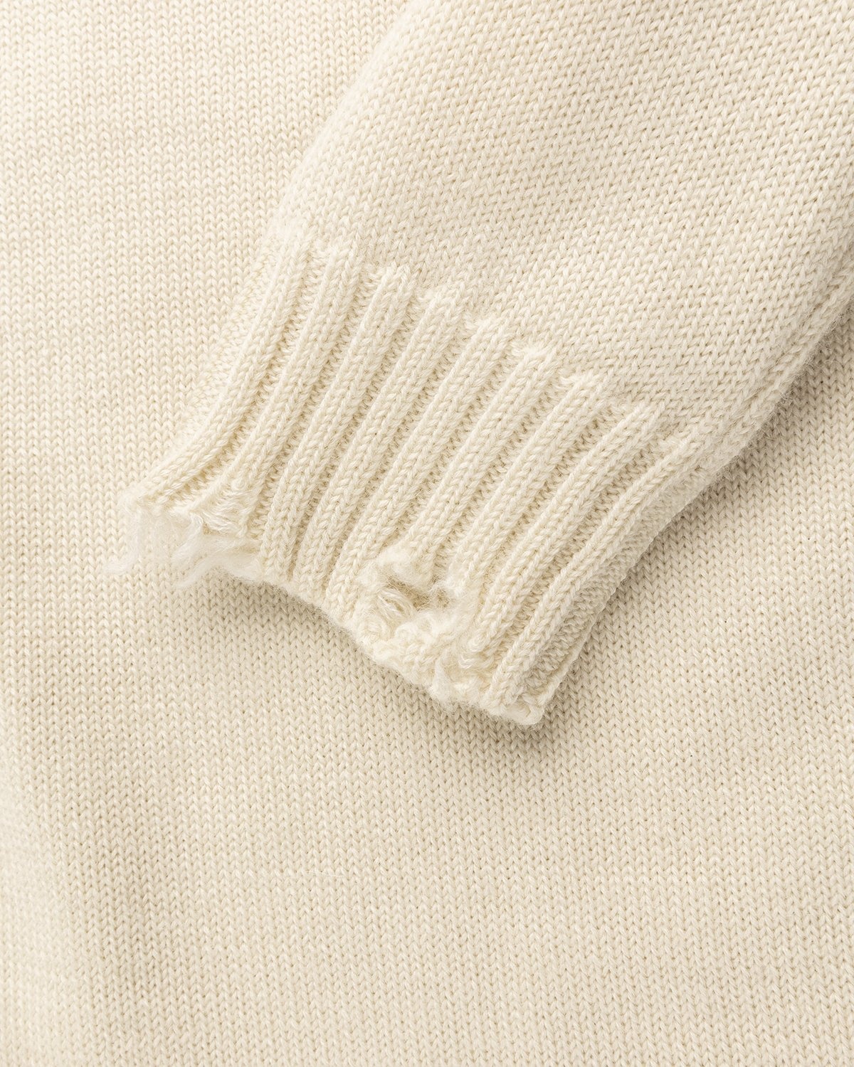 Maison Margiela – Pullover Ecru - Knitwear - Beige - Image 3