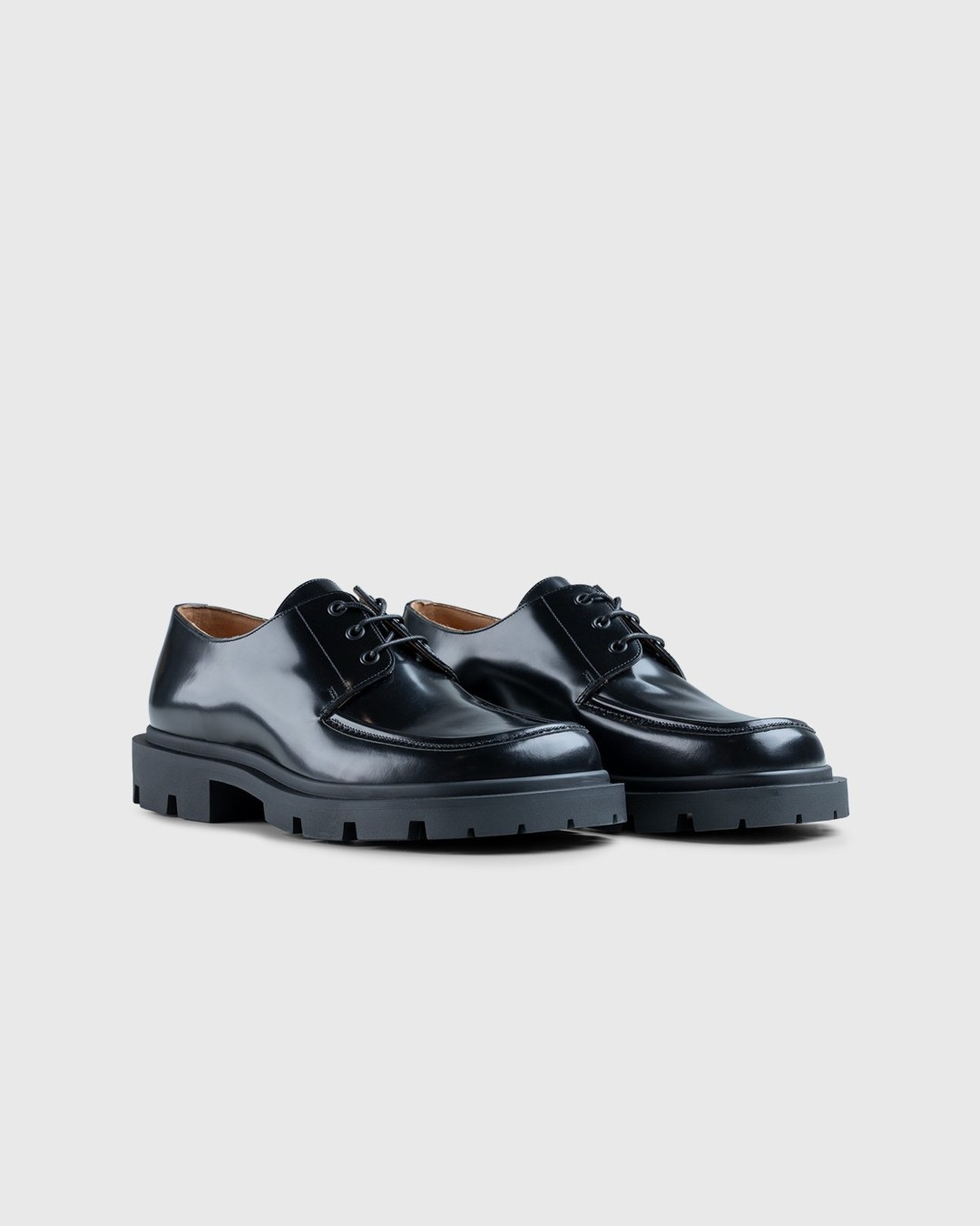 Maison Margiela – Cleated Sole Shoes Black - Shoes - Black - Image 2