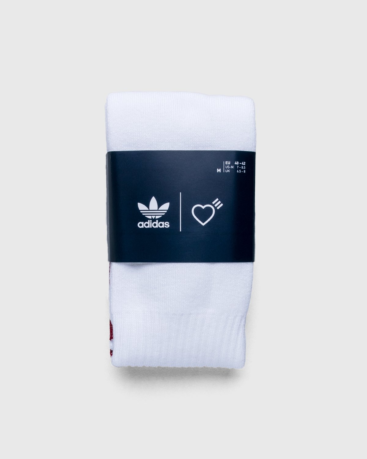 adidas Originals x Human Made – Socks White - Crew - White - Image 2