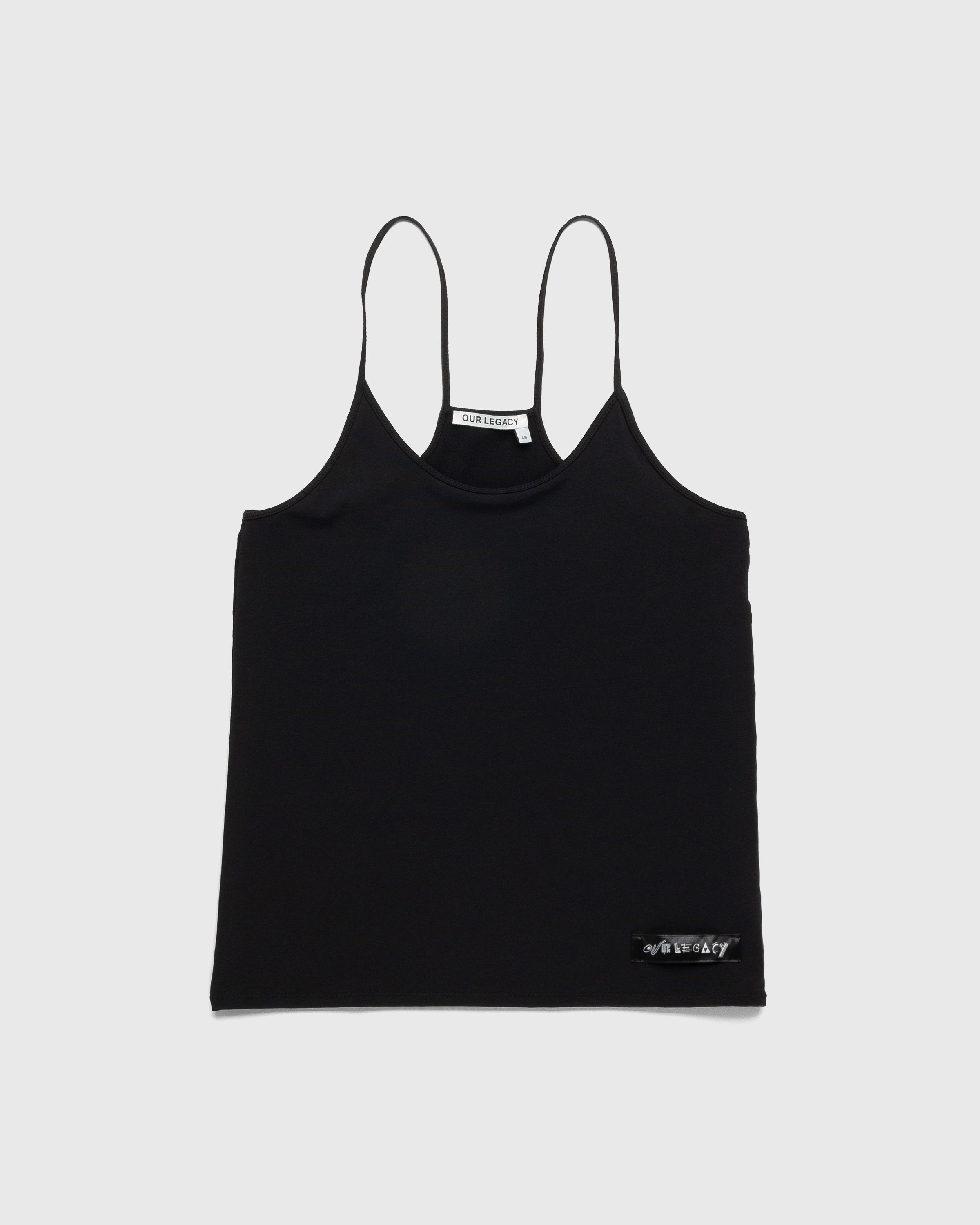 Our Legacy – Slender Tank Black - Tank Tops - Black - Image 1