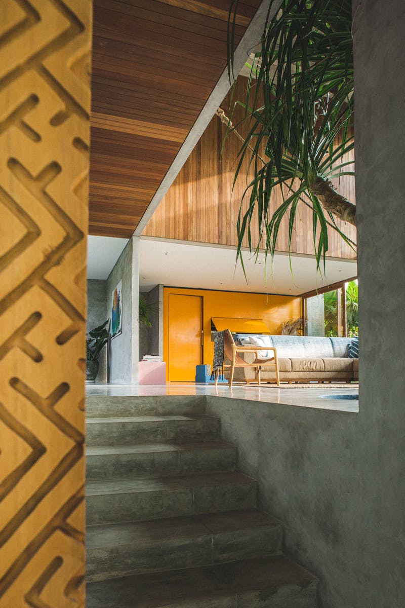 Dan Mitchell's Brutalist Tropical Home in Bali: See Here