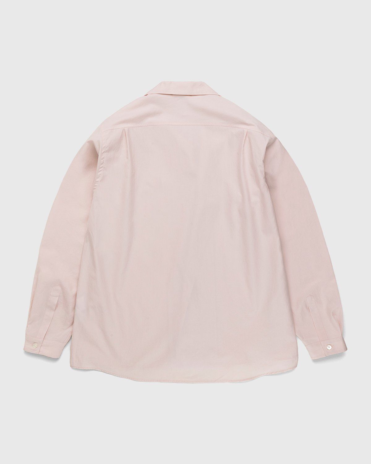 Auralee – Washed Finx Twill Pullover Shirt Light Pink