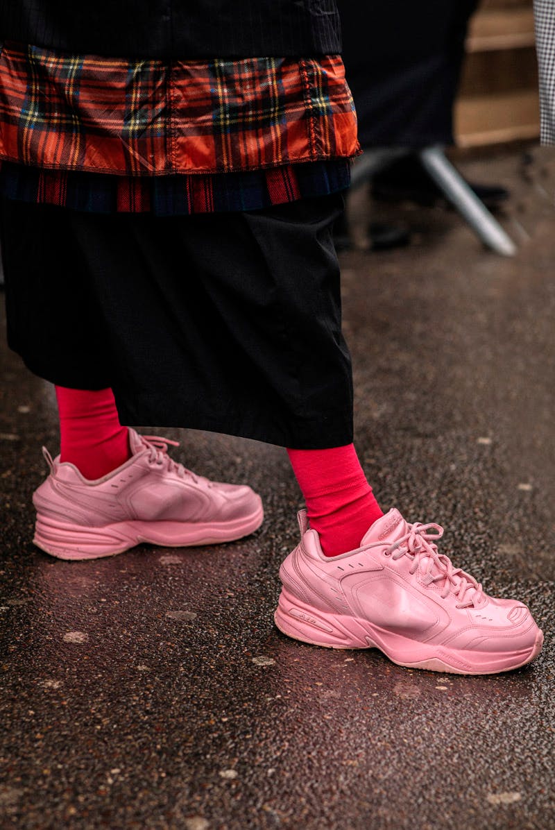 paris fashion week womens fw19 sneaker street style Adidas Balenciaga Nike
