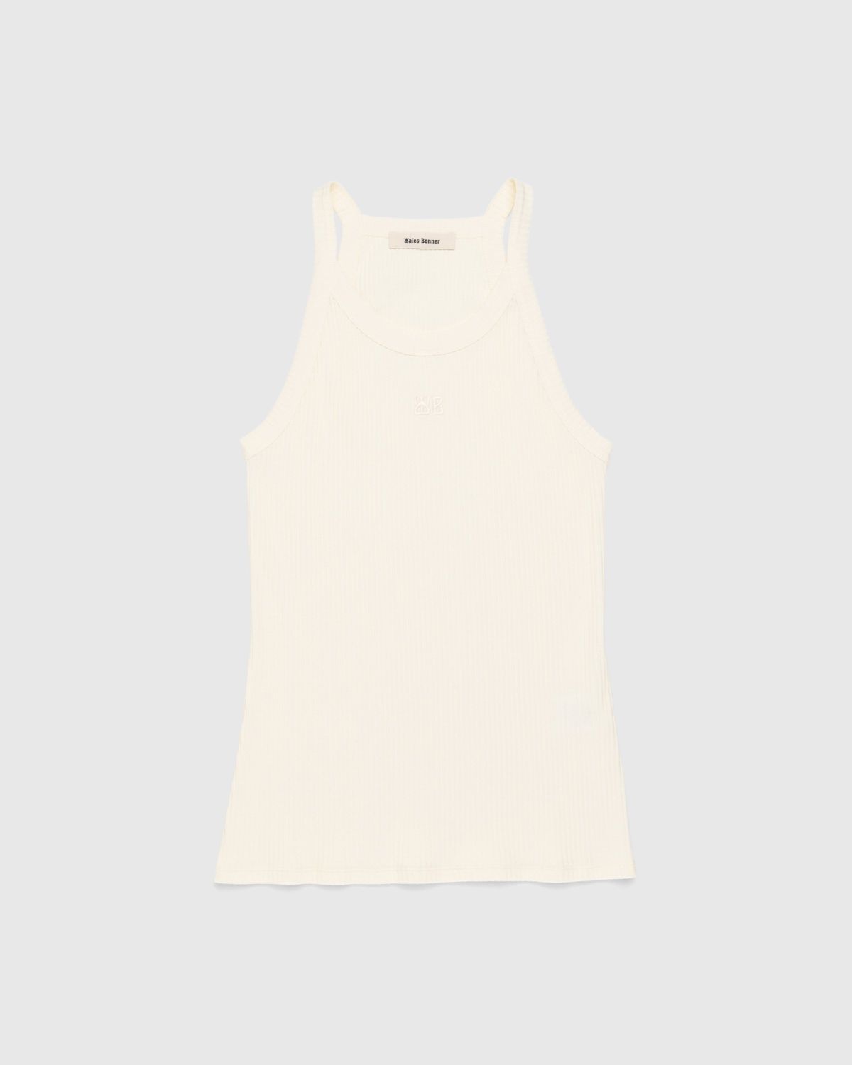 Wales Bonner – Groove Tank - Men Tops - Beige - Image 1