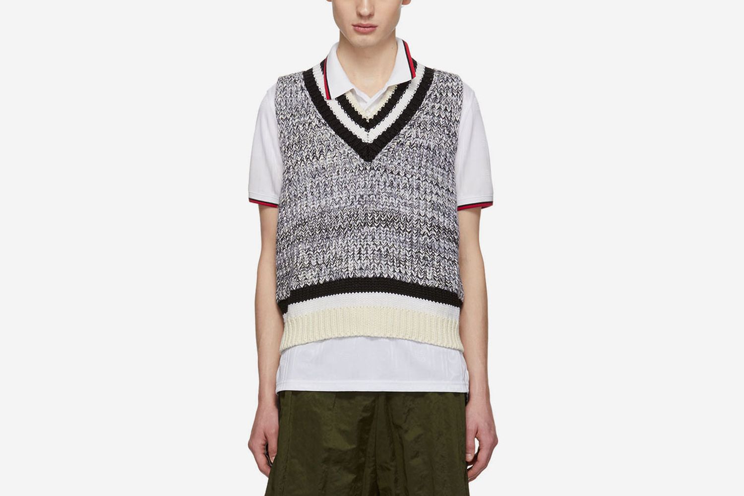 Sleeveless V-Neck Pullover