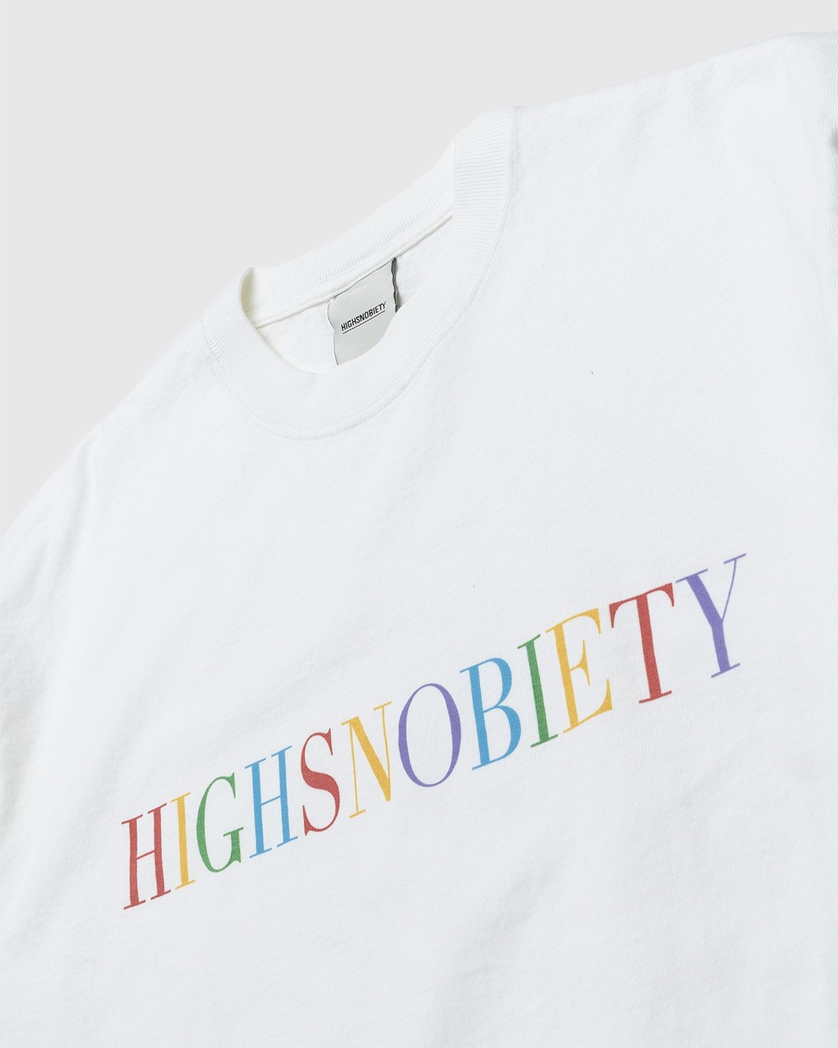 Highsnobiety – Rainbow T-Shirt White - T-Shirts - White - Image 3