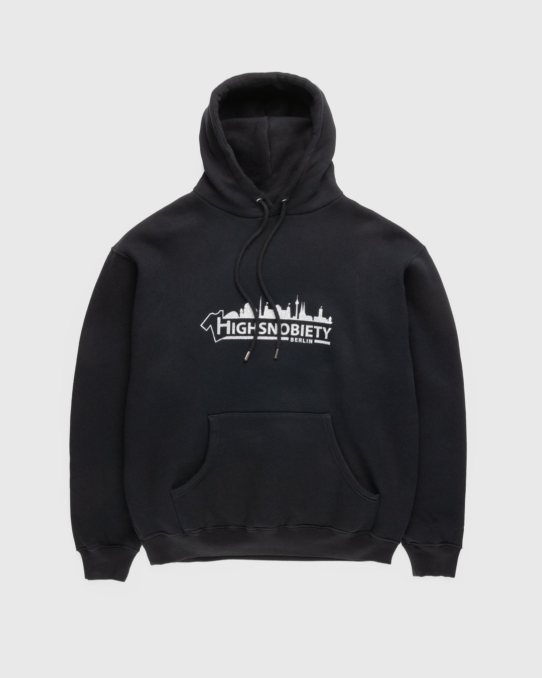 Live From Earth x Highsnobiety – BERLIN, BERLIN 3 Logo Hoodie Black - Sweats - Black - Image 1