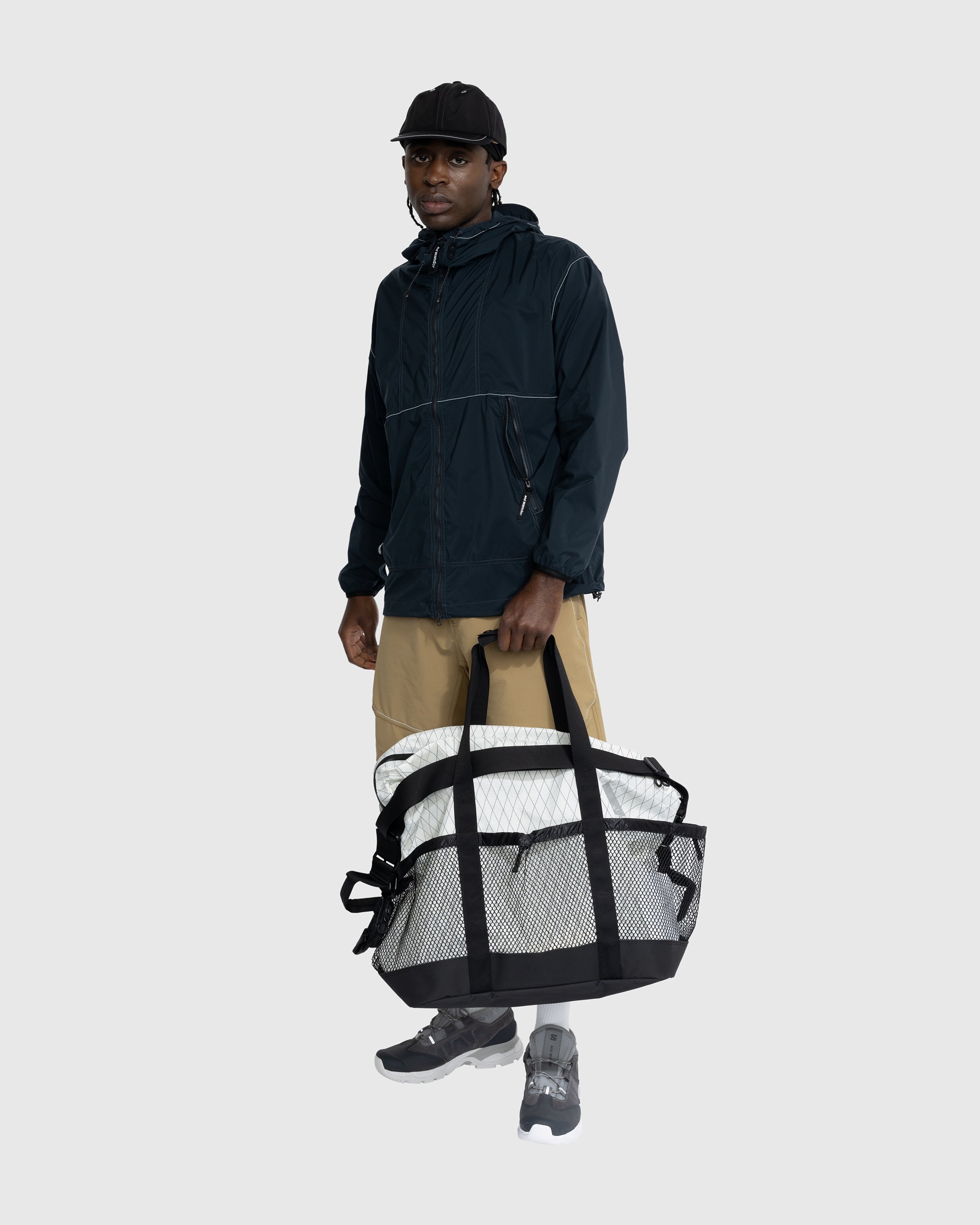 And Wander – X-Pac 45L Tote Bag Off White - Bags - Beige - Image 3