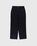 Reverse Piping Elastic Trouser Black