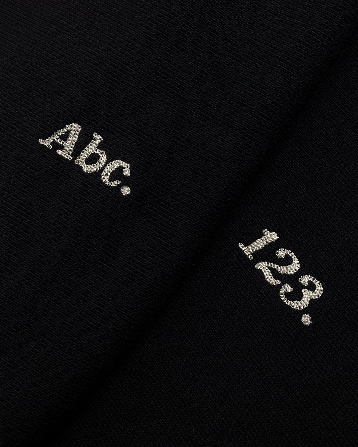 Abc. – French Terry Sweatpants Anthracite - Pants - Black - Image 3