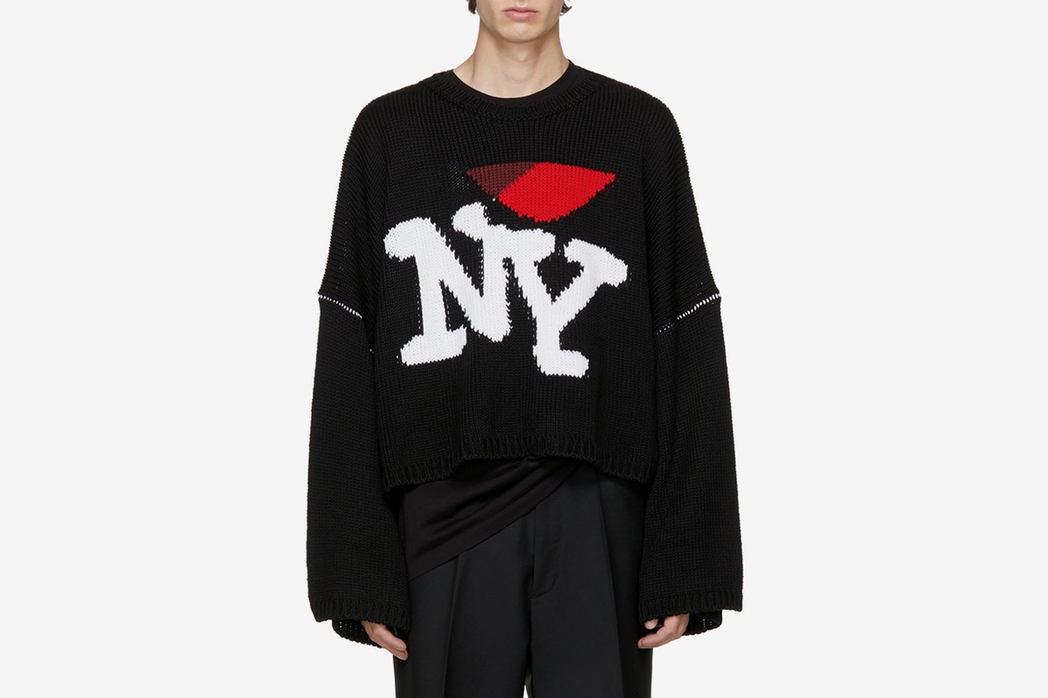 Oversize 'I Love NY' Sweater
