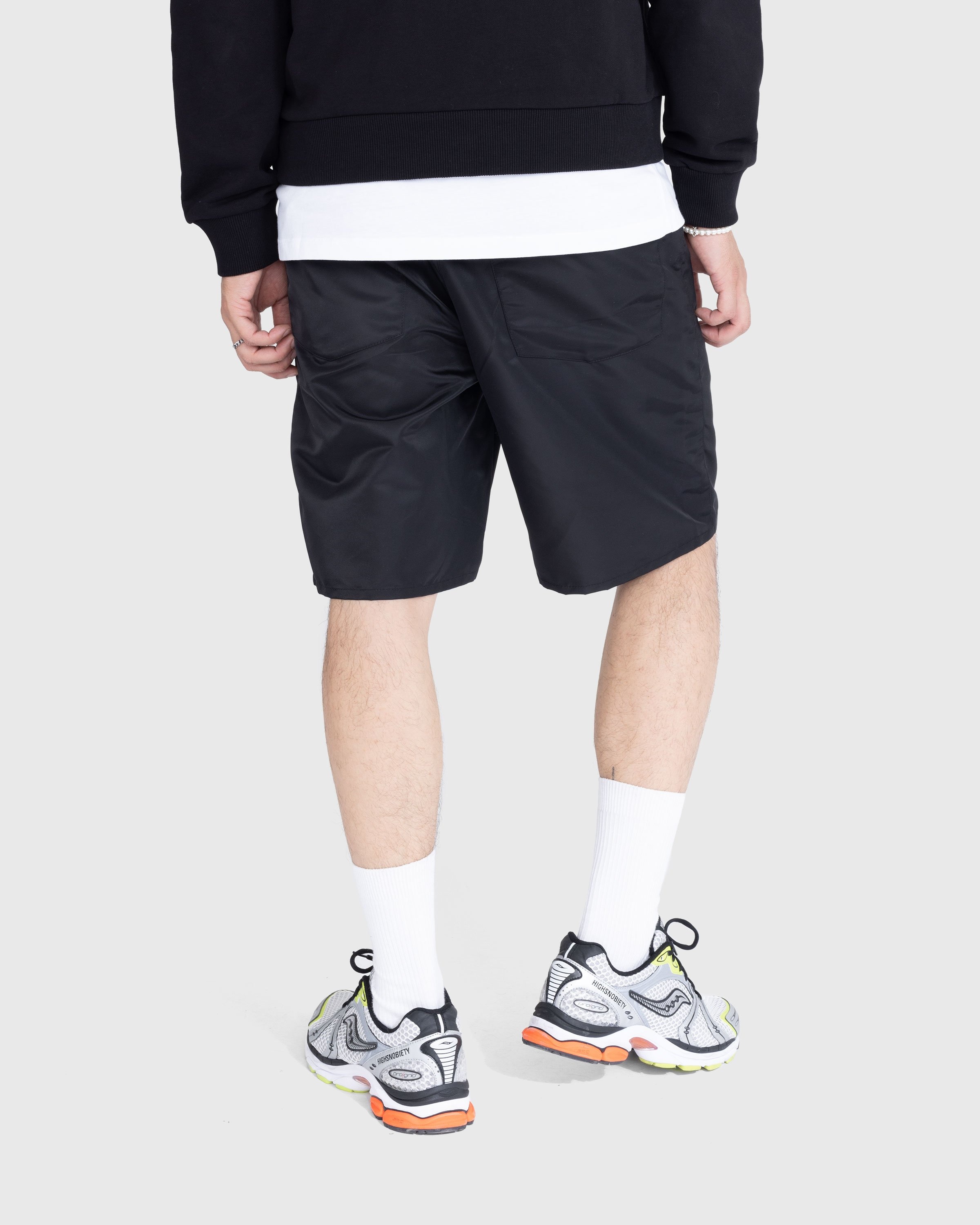 Trussardi – Nylon Shorts Black - Shorts - Black - Image 3