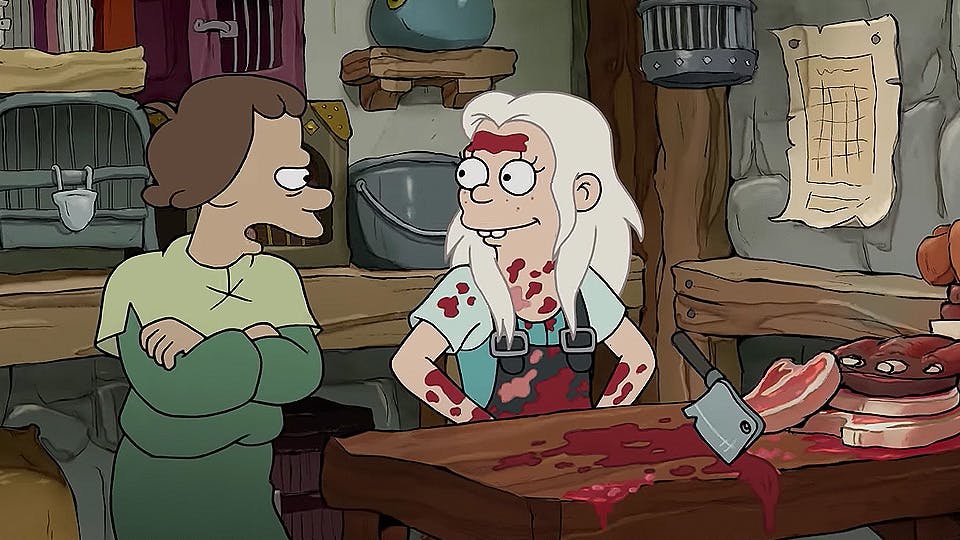 disenchanted extended trailer Disenchantment San Diego Comic Con matt groening