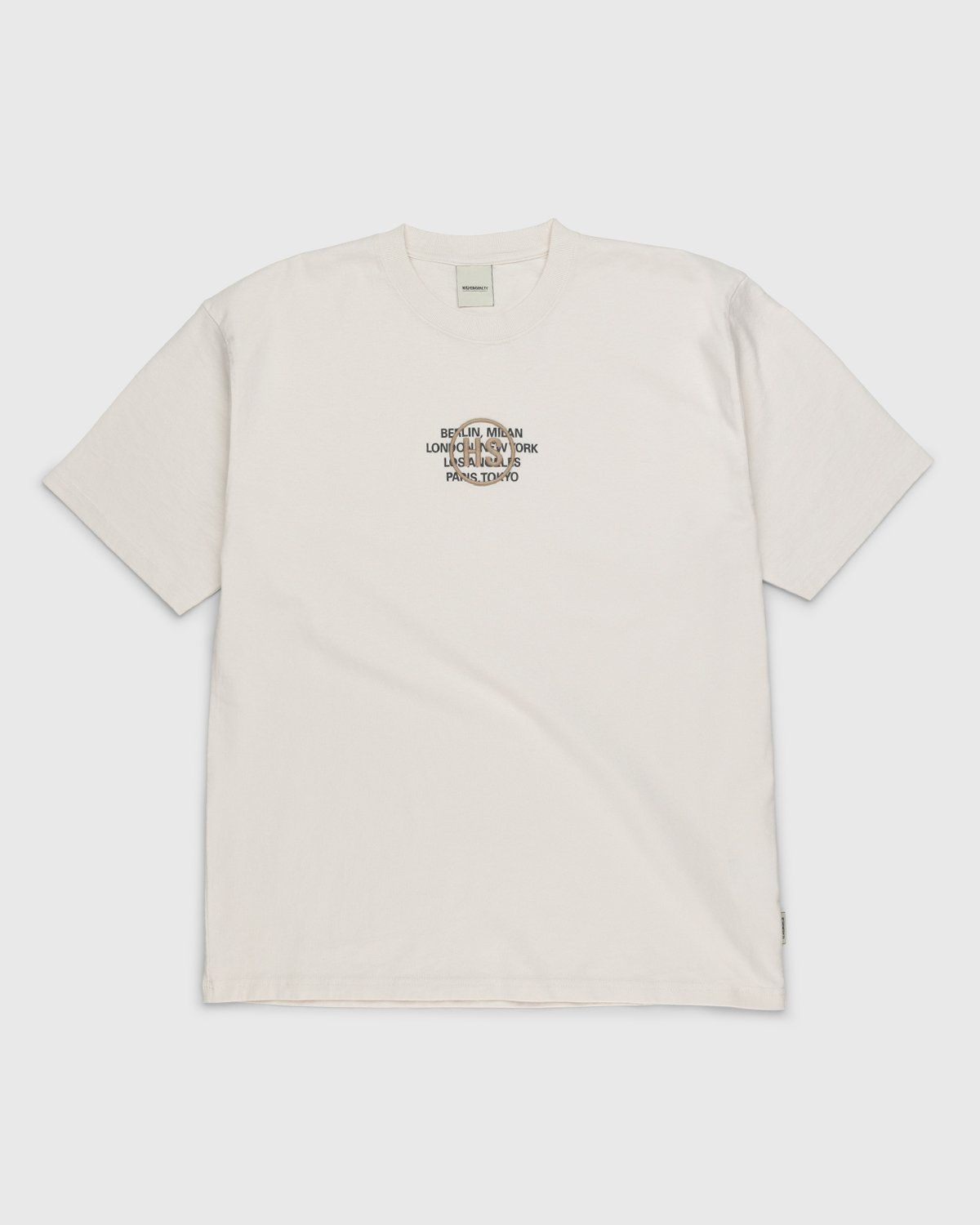 Highsnobiety – Logo T-Shirt Natural - Image 1