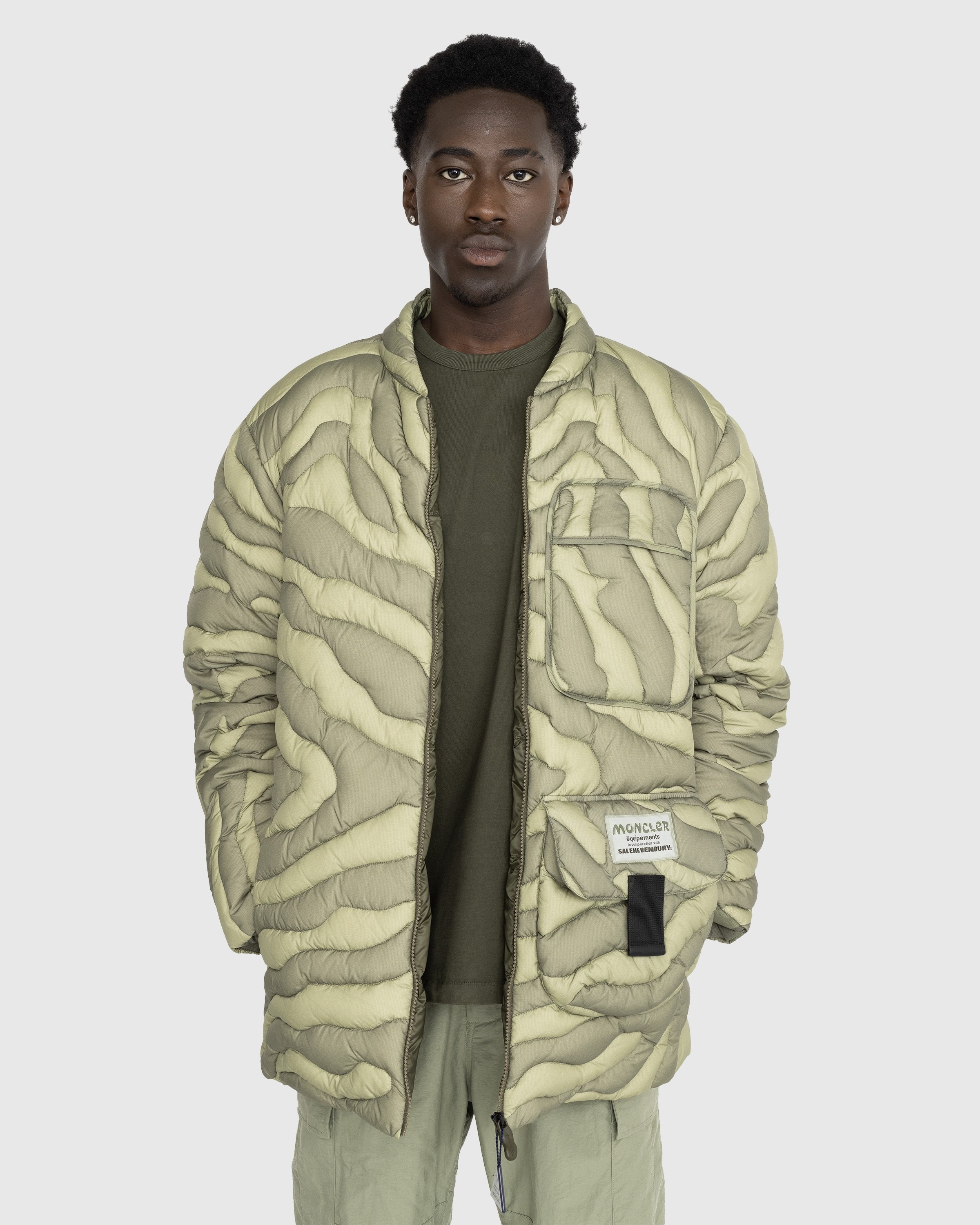 Olive green cheap moncler jacket
