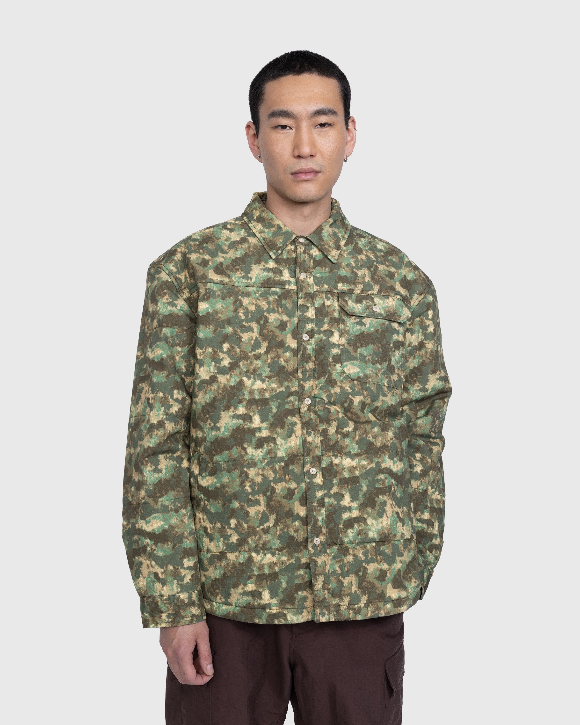The North Face – M66 Stuffed Shirt Jacket Military Olive/Stippled Camo Print - Outerwear - Green - Image 2