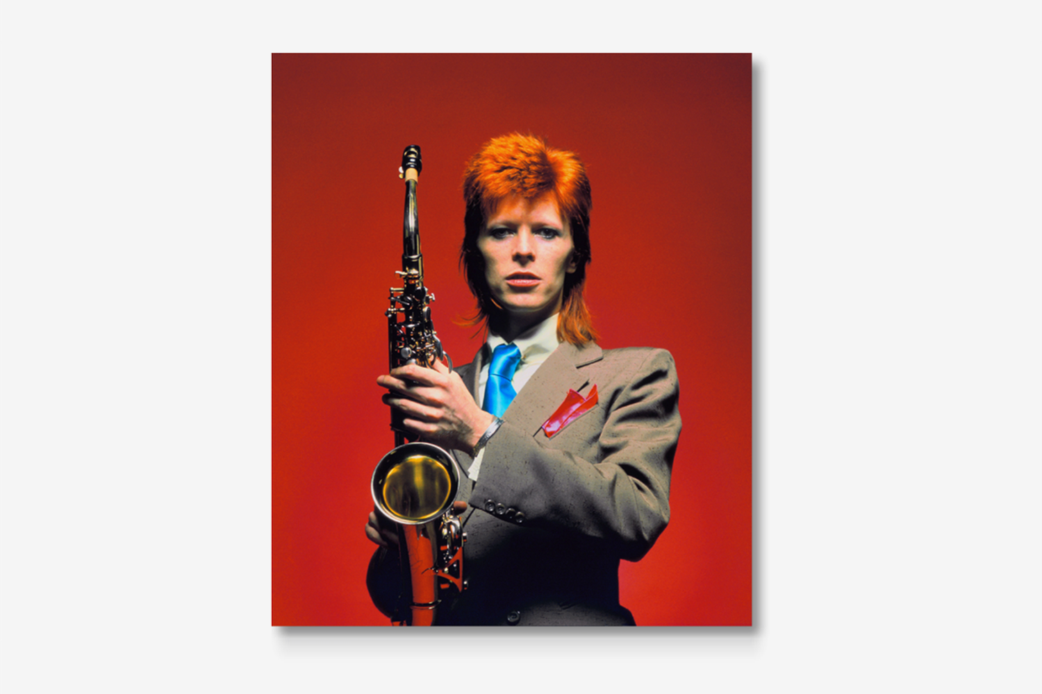 David Bowie. Sax CU Color, 1973