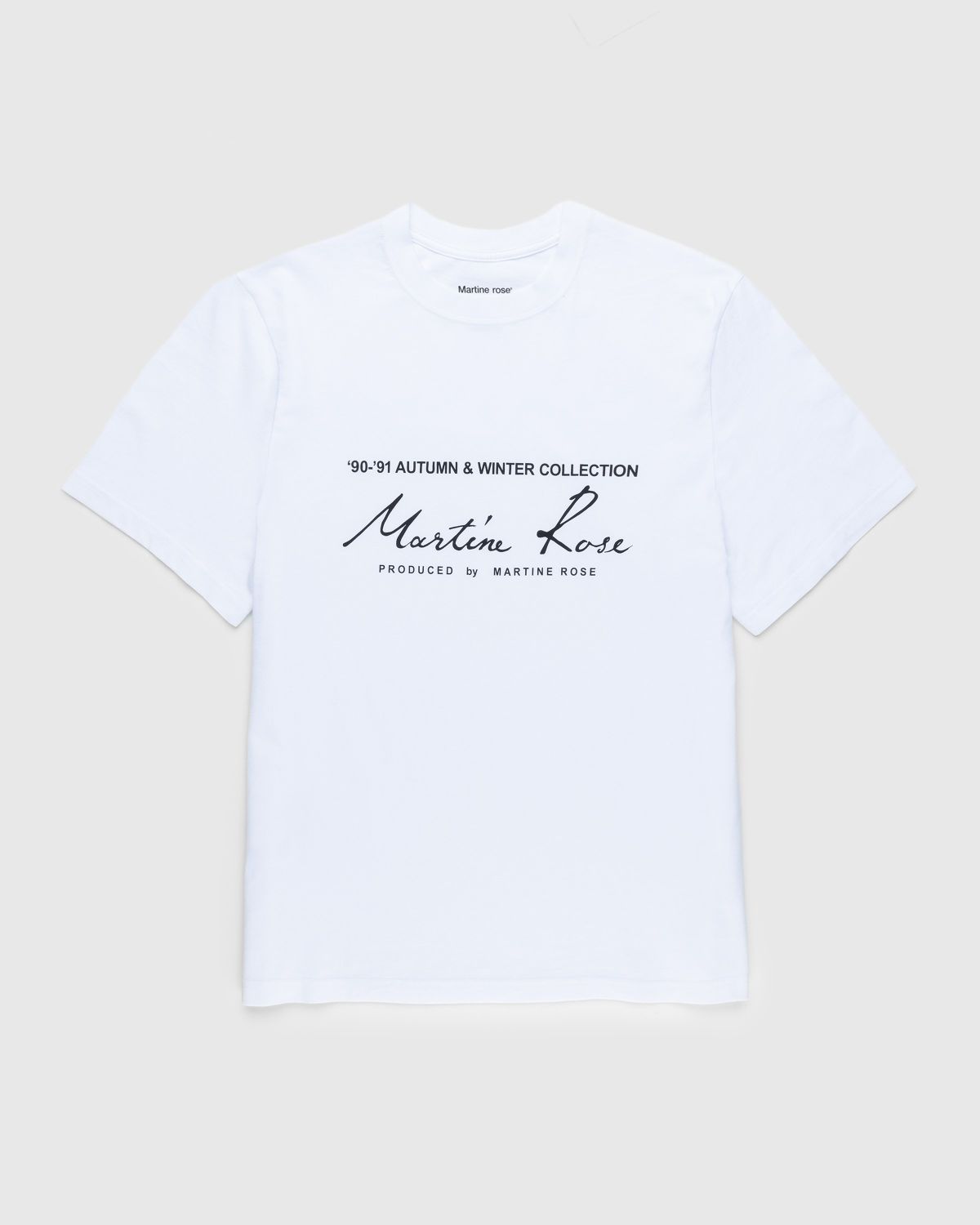 Martine Rose – Classic S/S T-Shirt White - T-shirts - White - Image 1